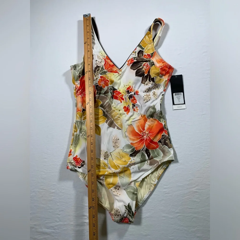 Floral One-Piece Swimsuit - Picture 5 of 11